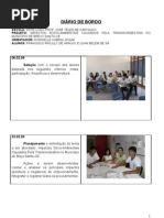 DIÁRIO DE BORDO