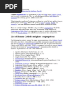 Download Roman Catholic Religious Order See Also Consecrated Life Catholic Church by oliverqueen31 SN23450030 doc pdf