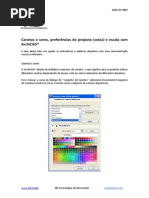 ARCHICAD - Canetas e Cores