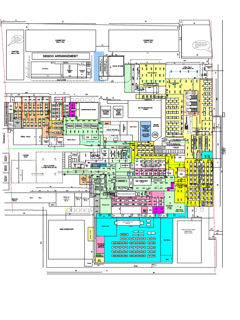 Seafood Processing Facility Layout | PDF | Home Appliance | Engineering ...