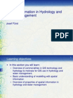 Spatial Information in Hydrology and Water Management: Josef Fürst