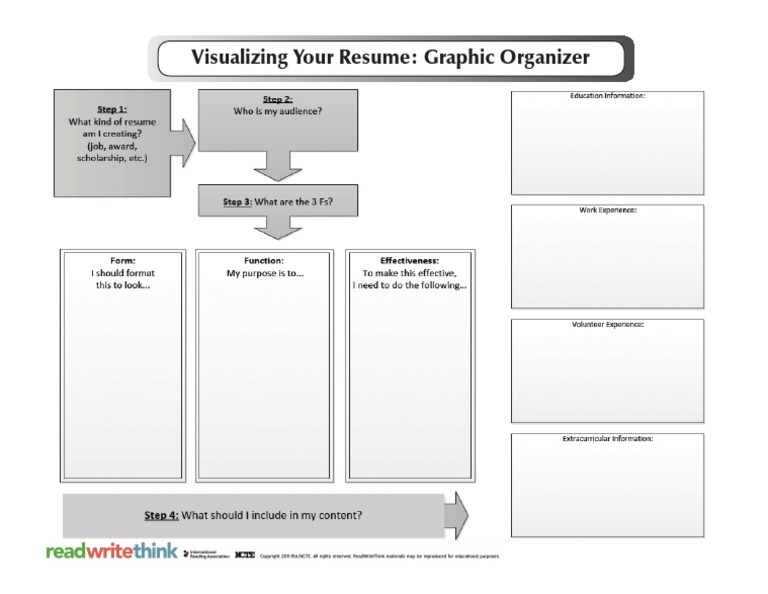 Resume Graphic Organizer | PDF
