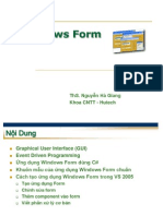 Windows Form: Ths. Nguyễn Hà Giang Khoa Cntt - Hutech