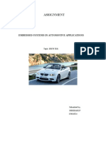 Assignment: Embedded Systems in Automotive Applications
