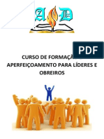 CPAD Aperfeicoamento para Lideres e Obreiros Obreiros Religiao Apostila PDF