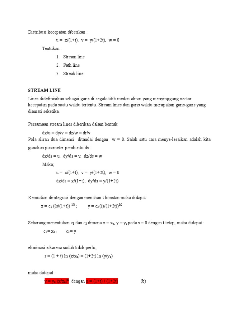 Streamlines, Streaklines, Pathlines | PDF