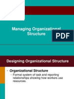 Managing Organizational Structure