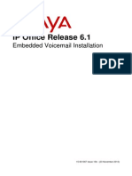 Embedded Voicemail Installation en