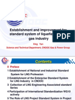 Establishment and Improvement for Standard System of Liquefied Natural