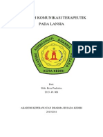 Download Komunikasi Terapeutik Pada Lansia by MaratunKKhuwatimi SN234547100 doc pdf