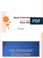 Ms Excel - 2007 by Ilyas