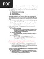 Macroeconomics Study Guide