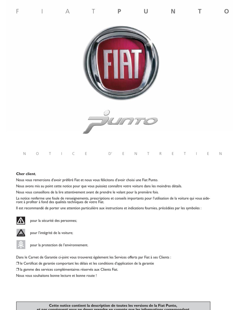 Fiat Punto 2 Occasion : bilan fiabilité, conseils, entretien, prix, pièces,  fiche technique