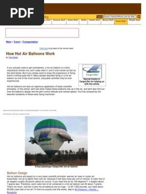  _How Hot Air Balloons Work