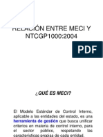Relación Meci y Ntcgp1000 2004