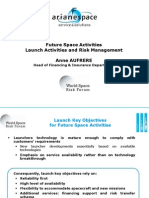 Future Space Activities Launch Activities and Risk Management Anne Aufrere