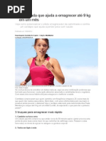 A Caminhada Que Ajuda a Emagrecer Até 9 Kg Em Um Mês