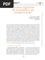 Linguística e Alfabetização Cagliari