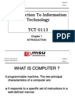 Introduction To Information Technology TCT 0113