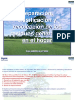 Clasificacion de Residuos Organicos