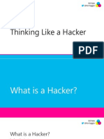 Thinking Like A Hacker Workshop