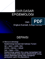 Dasar Dasar Epidemiologi