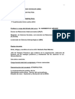 ETNOPOLÍTICA: Identidad y nacionalismo