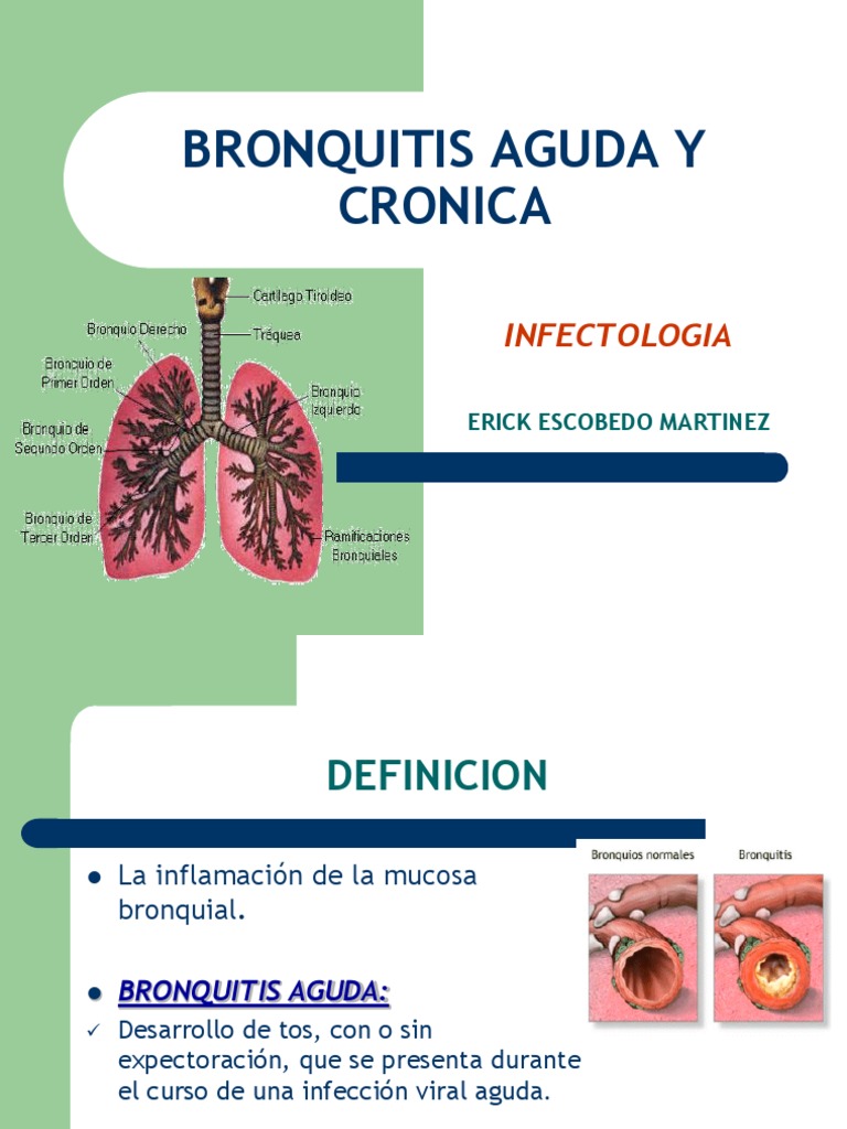 Bronquitis Aguda y Cronica | Tos | Enfermedad pulmonar obstructiva crónica