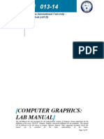 Lab Manual Final Computer Graphics