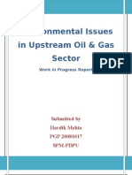 Environmental Issues in Upstream Oil & Gas Sector