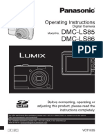 DMC-LS85 DMC-LS86: Operating Instructions