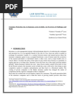 Consumer Protection Vis a Vis Insurance Sector in India an Overviews of Challenges and Needs by Yashasvi Virendra & Anshika Agarwal