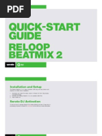 Serato DJ Reloop Beatmix 2 Quickstart Guide