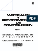 Materiales y Procedimientos de Construccion