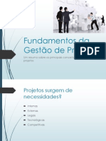 Fundamentos Da Gestão de Projetos