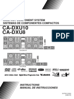 CA-DXU10 Ca-Dxu8: Compact Component System Sistemas de Componentes Compactos