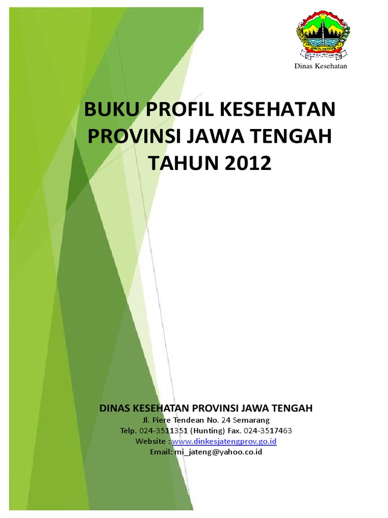 Profil Kesehatan Provinsi Jawa Tengah Tahun 2012