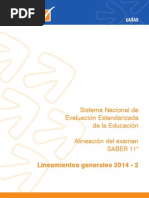 Lineamientos Generales SABER 11 2014 -2