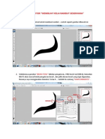 Tutorial Vektor Membuat Helai Rambut Sederhana