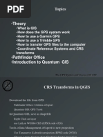 Gps Gis Outline