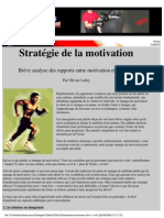 Sport Performance Psychologie Lafay Strategie de La Motivation