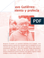 Gustavo Gutierrez Pensamiento y Profecia