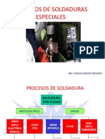 Procesos de Soldaduras Especiales