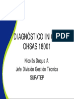 Diagnostico Inicial OHSAS 18001