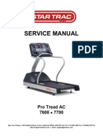 Product Support-startrac-Technical Manuals-Treadmills-620-7734B Ac Pro Tread 7600 7700 Treadmill Service Manual