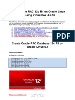 Create Oracle RAC Database 12c on Oracle Linux 6.4