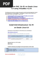 Install Grid Infrastructure 12c R1 On Oracle Linux 6.4