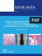 Guias Reumatologica de Osteoartritis SAR 2010