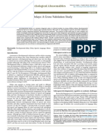 Early Developmental Delays - A Cross Validation Study