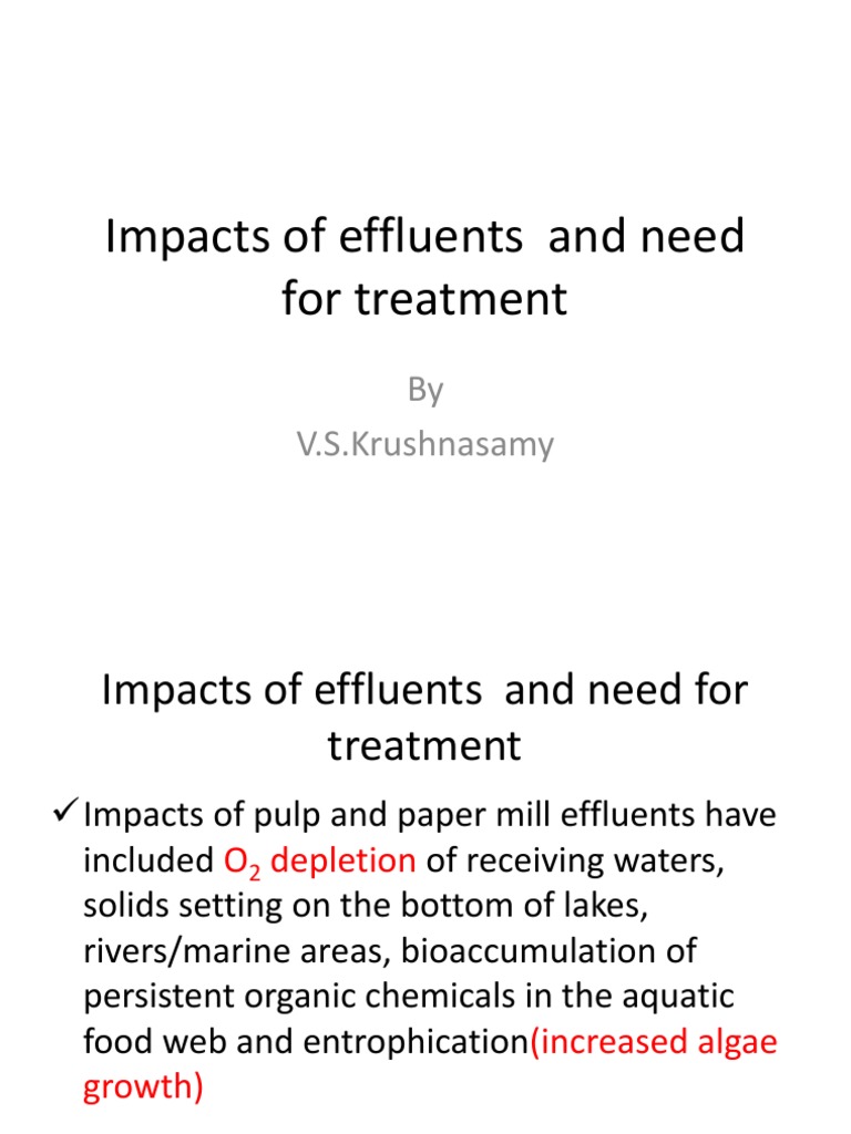 Pulp and Paper Effluent Treatment Guide | PDF | Sewage Treatment | Pulp ...